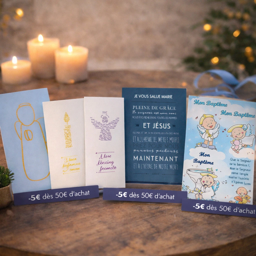 Cartes Baptème Garçon